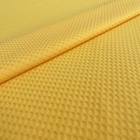 Вафельное полотно г/кр ГОСТ крупная клетка 7*7 (240 г/м2) желтый 150 см.